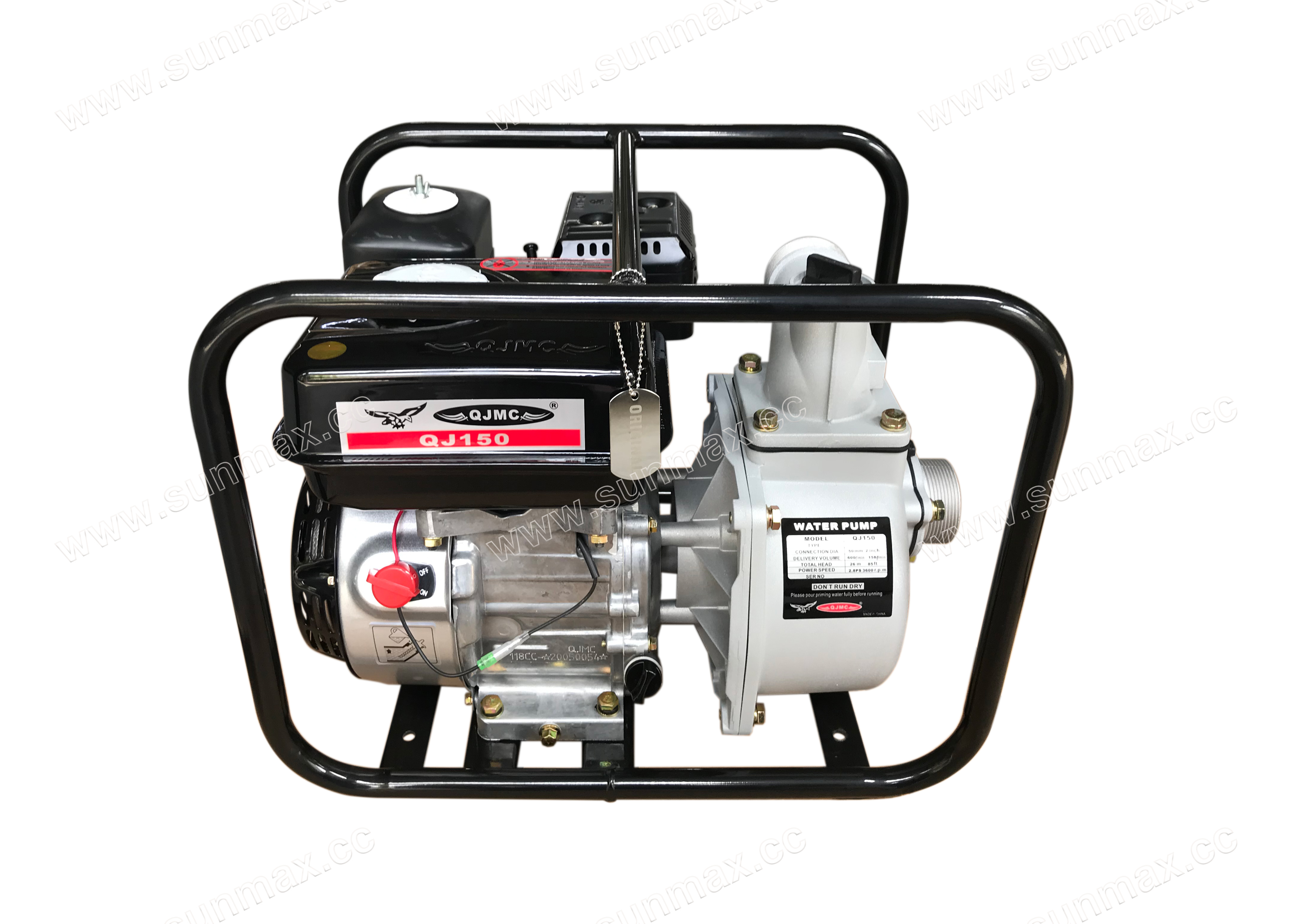 QJMC brand Gasoline Water Pump 2 Inch QJ150 for Irrigation